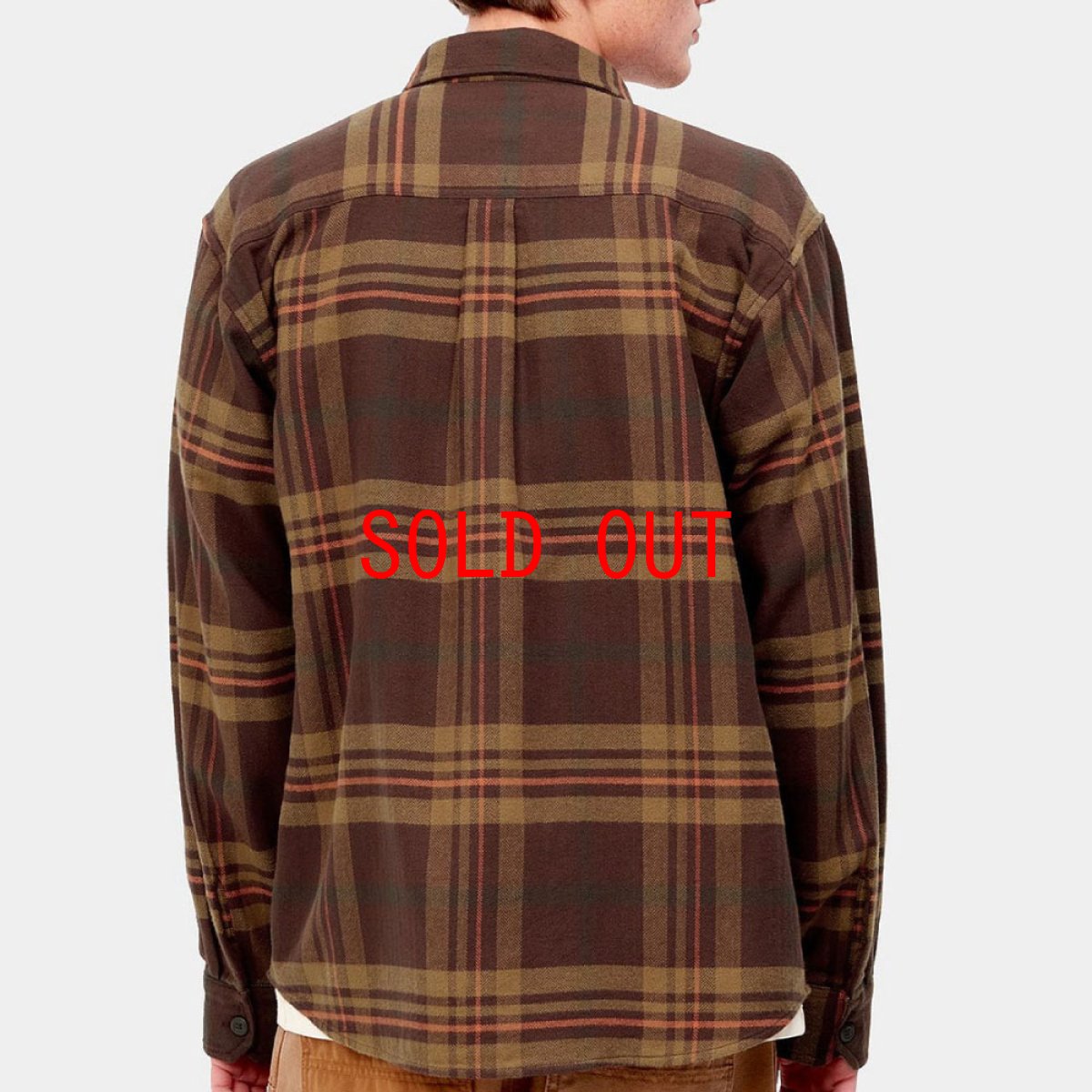 画像4: Wallace L/S Flannel Check Shirt コットン ヘリンボーン フランネル チェック ボタンダウン 長袖 シャツ (4)