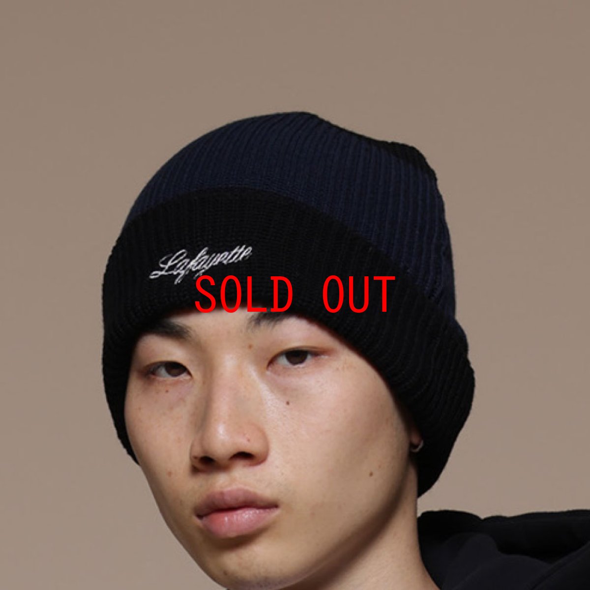 画像6: 2Tone Cotton Beanie Knit Cap コットン ビーニー ニット キャップ 帽子 (6)