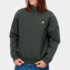 画像8: Half Zip American Script Sweat Shirt ハーフ ジップ アメリカン スクリプト ロゴ スウェット シャツ (8)