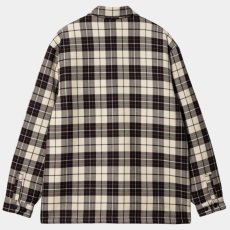 画像2: Arden Check Flannel Shirt Jacket BEG フランネル チェック 長袖 シャツ ジャケット (2)