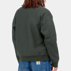 画像5: Half Zip American Script Sweat Shirt ハーフ ジップ アメリカン スクリプト ロゴ スウェット シャツ (5)