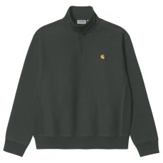 画像2: Half Zip American Script Sweat Shirt ハーフ ジップ アメリカン スクリプト ロゴ スウェット シャツ (2)