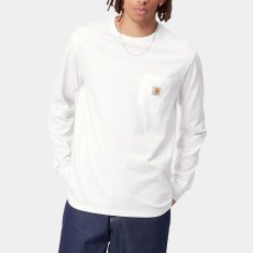 画像7: Logo Pocket L/S Tee ワンポイント ロゴ ポケット 長袖 Tシャツ (7)