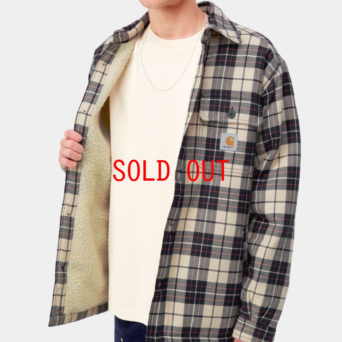 画像6: Arden Check Flannel Shirt Jacket BEG フランネル チェック 長袖 シャツ ジャケット (6)