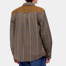 画像5: Asher L/S Flannel Check Shirt Jasper ツイード コットン ヘリンボーン フランネル チェック ボタンダウン 長袖 シャツ (5)