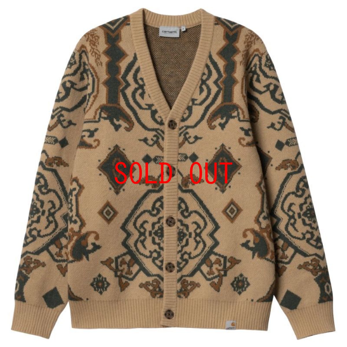 画像2: Verse Jacquard Cardigan バロック ジャカード バース カーディガン ニット セーター (2)