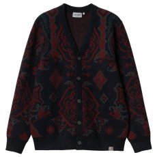 画像2: Verse Jacquard Cardigan バロック ジャカード バース カーディガン ニット セーター (2)