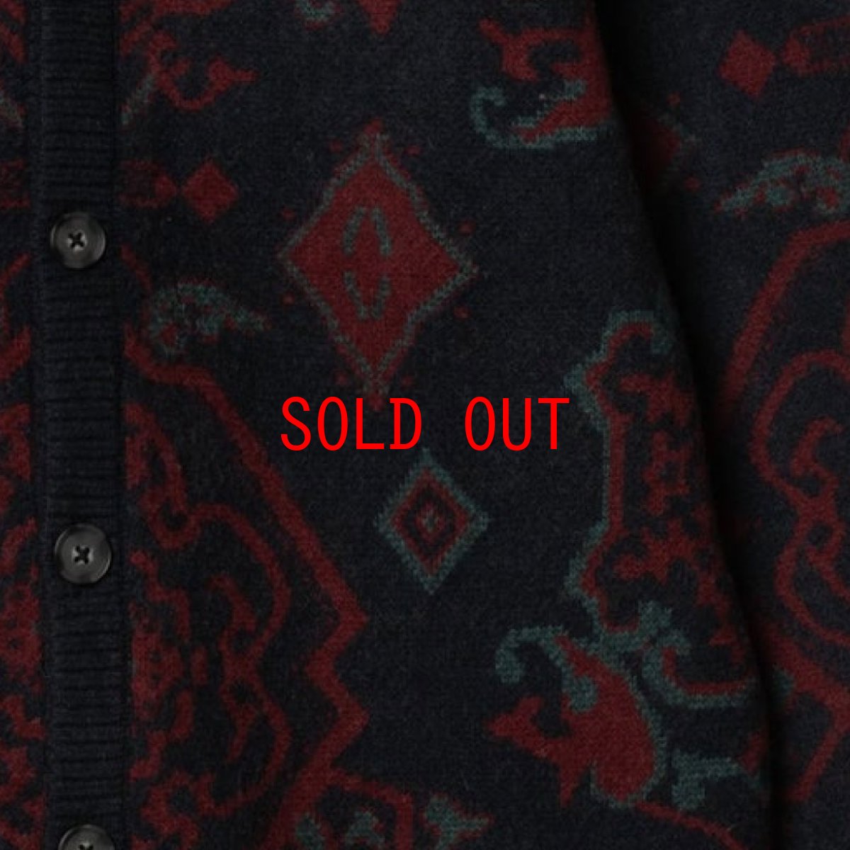 画像6: Verse Jacquard Cardigan バロック ジャカード バース カーディガン ニット セーター (6)