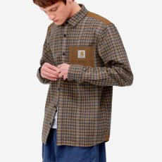 画像10: Asher L/S Flannel Check Shirt Jasper ツイード コットン ヘリンボーン フランネル チェック ボタンダウン 長袖 シャツ (10)