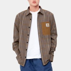 画像1: Asher L/S Flannel Check Shirt Jasper ツイード コットン ヘリンボーン フランネル チェック ボタンダウン 長袖 シャツ (1)