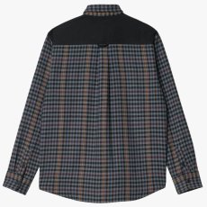 画像3: Asher L/S Flannel Check Shirt Jasper ツイード コットン ヘリンボーン フランネル チェック ボタンダウン 長袖 シャツ (3)