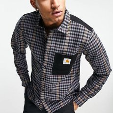 画像6: Asher L/S Flannel Check Shirt Jasper ツイード コットン ヘリンボーン フランネル チェック ボタンダウン 長袖 シャツ (6)