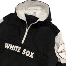 画像9: X Chicago White Sox Pullover Nylon Hooded Jacket シカゴ ホワイト ソックス ハーフジップ ナイロン プルオーバー ジャケット MLB 公式 Official  (9)