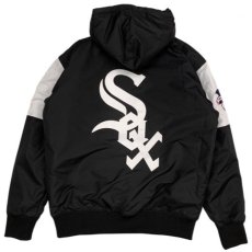 画像3: X Chicago White Sox Pullover Nylon Hooded Jacket シカゴ ホワイト ソックス ハーフジップ ナイロン プルオーバー ジャケット MLB 公式 Official  (3)