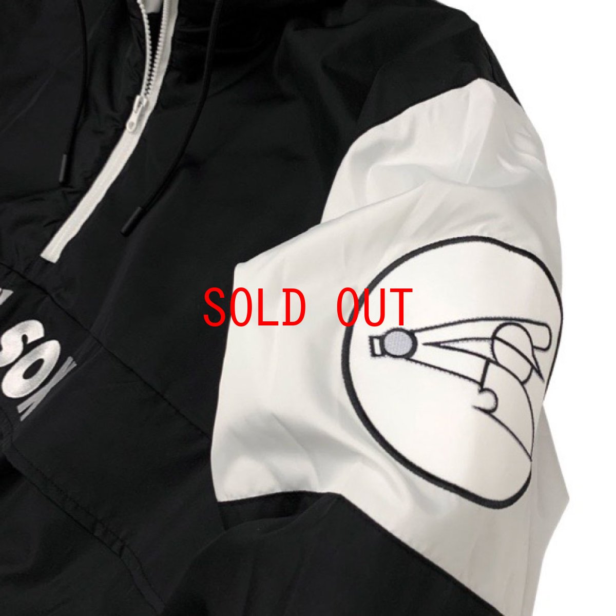 画像8: X Chicago White Sox Pullover Nylon Hooded Jacket シカゴ ホワイト ソックス ハーフジップ ナイロン プルオーバー ジャケット MLB 公式 Official  (8)