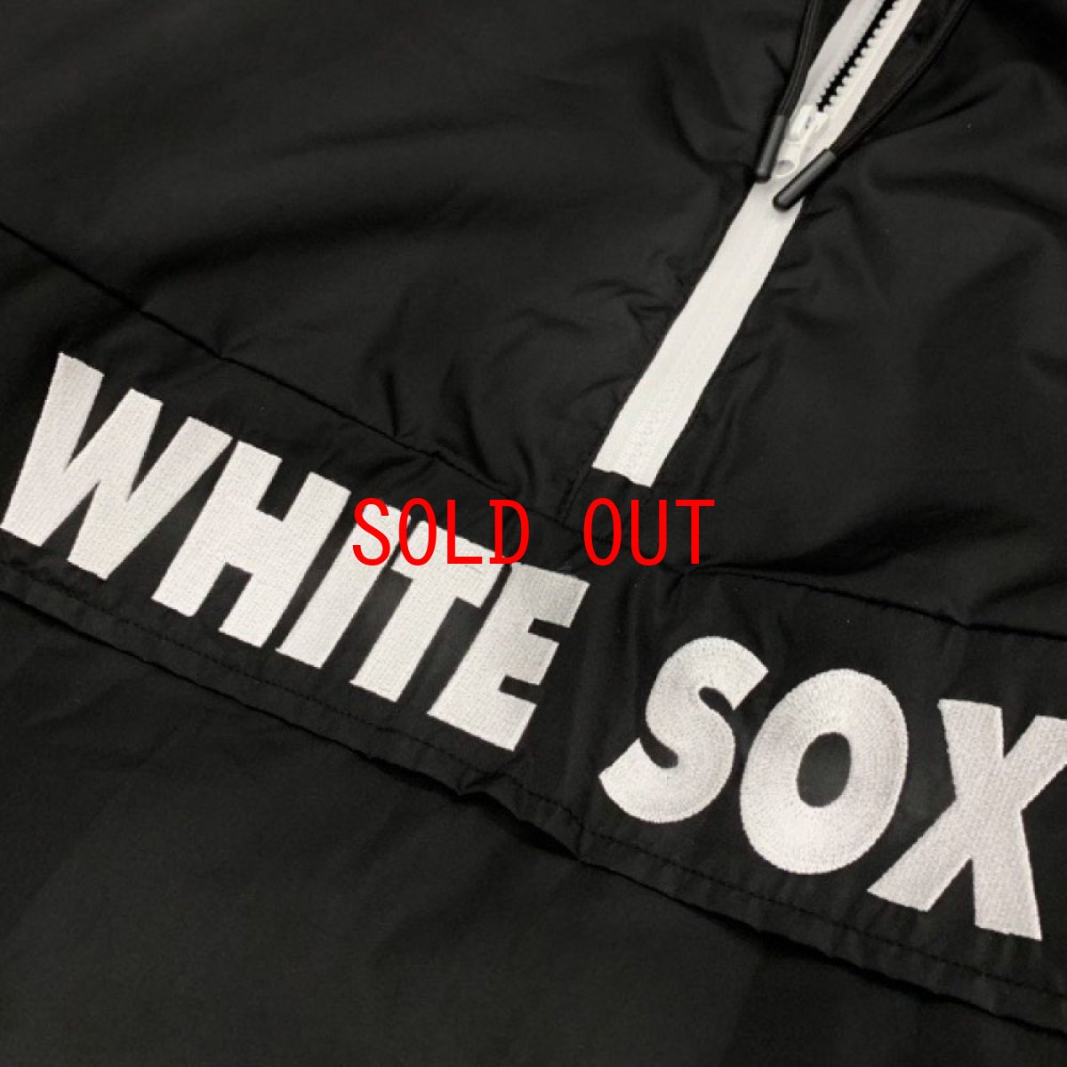 画像12: X Chicago White Sox Pullover Nylon Hooded Jacket シカゴ ホワイト ソックス ハーフジップ ナイロン プルオーバー ジャケット MLB 公式 Official  (12)