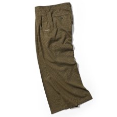 画像7: Wool Pleated Trousers Pants ネップツィード センタープレス スラックス トラウザー パンツ (7)