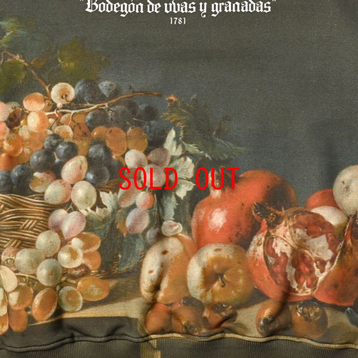 画像9: × Prado Museum Still Life With Grapes And Pomegranates Crewneck Sweat プラド ミュージアム クルーネック スウェット (9)