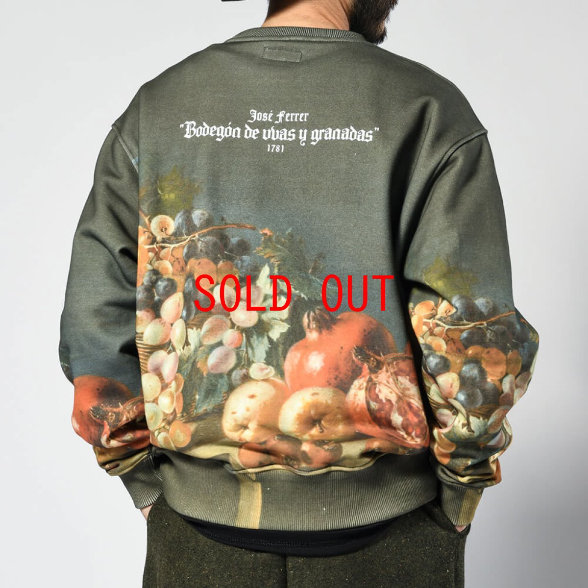 画像7: × Prado Museum Still Life With Grapes And Pomegranates Crewneck Sweat プラド ミュージアム クルーネック スウェット (7)