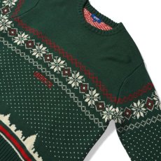 画像5: City Scape Knit Sweater New York シティー スケープ ノルディック ニット セーター (5)