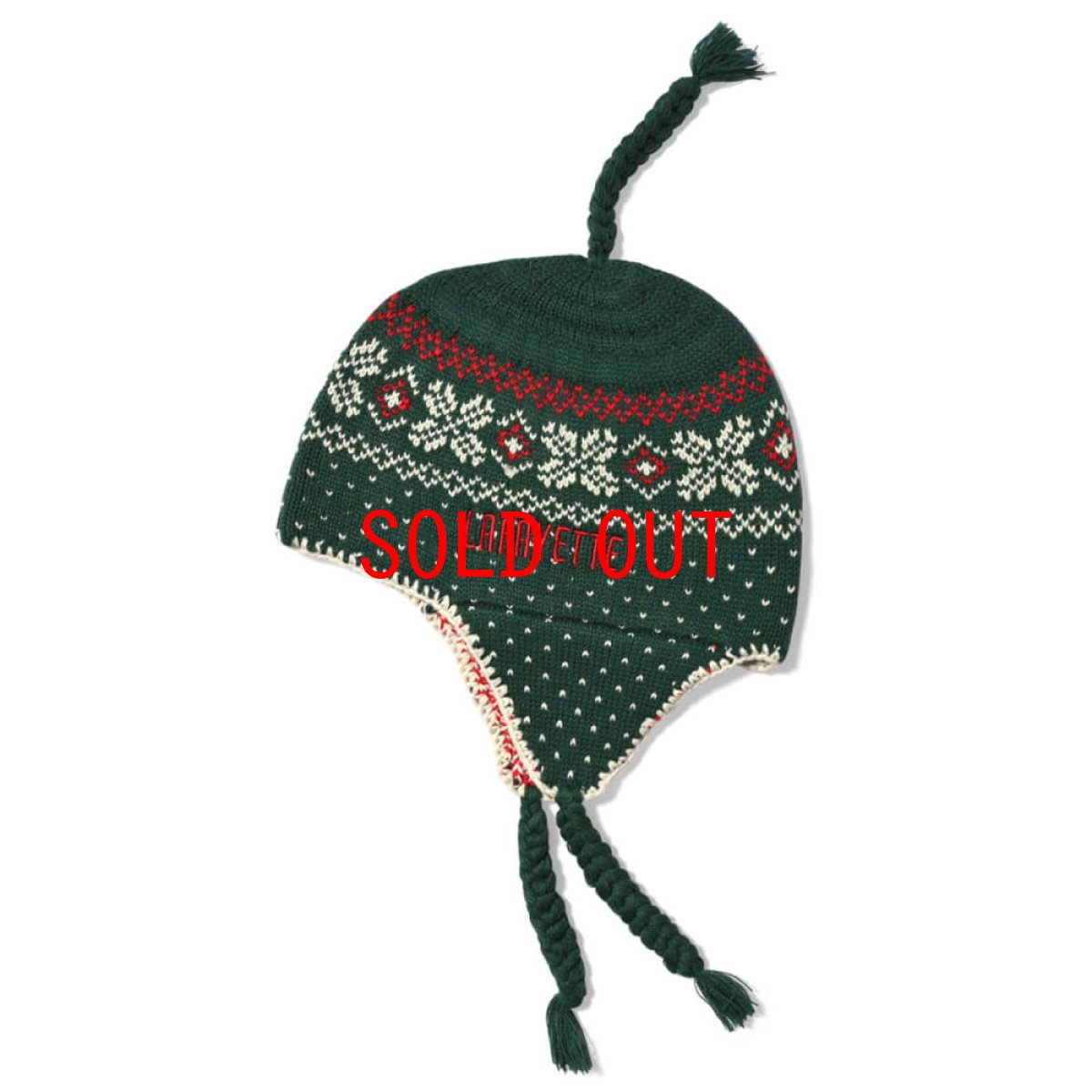画像2: Nordick Earflap Knit Cap イヤーフラップ ノルディック ビーニー ニット キャップ 帽子 (2)