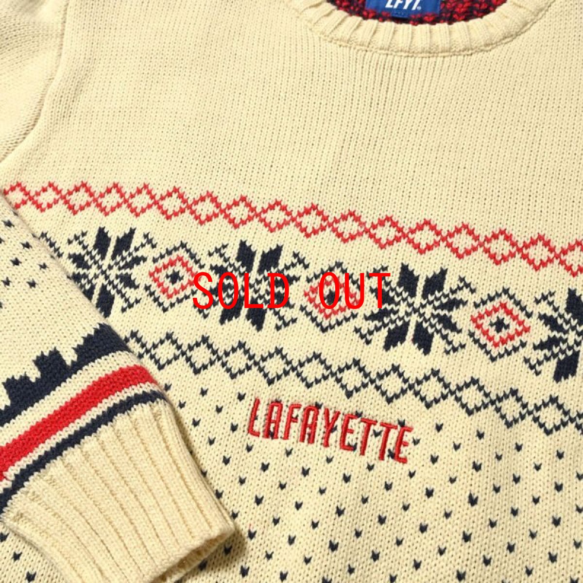 画像3: City Scape Knit Sweater New York シティー スケープ ノルディック ニット セーター (3)