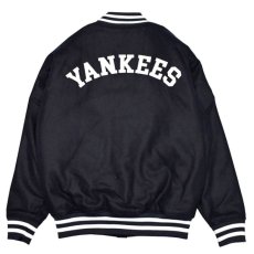 画像3: X New York Yankees Stadium Wool Jacket ニューヨーク ヤンキース スタジアム ジャケット MLB 公式 Official  (3)