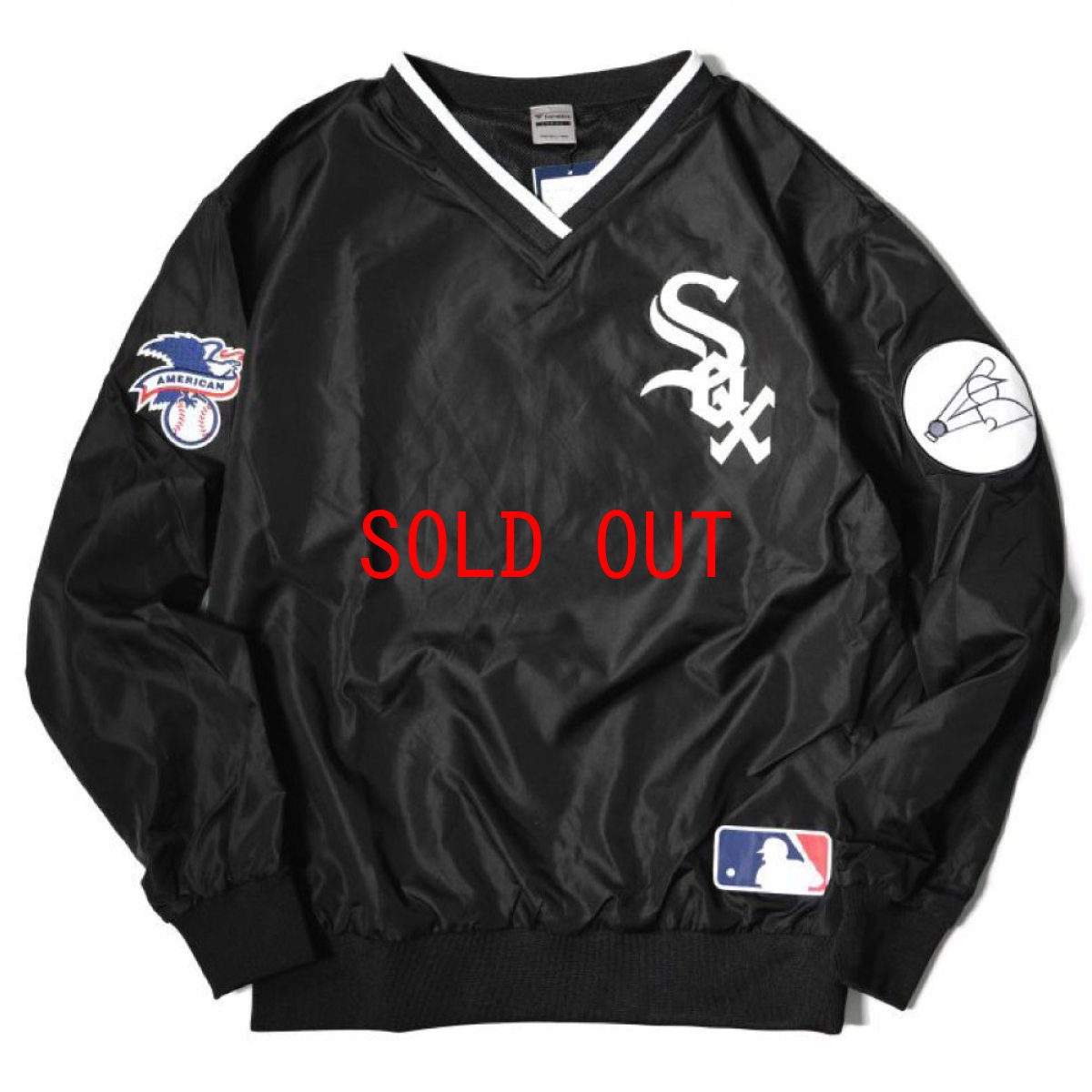 画像2: X Chicago White Sox Pullover Nylon Jacket シカゴ ホワイト ソックス ナイロン プルオーバー ジャケット MLB 公式 Official  (2)