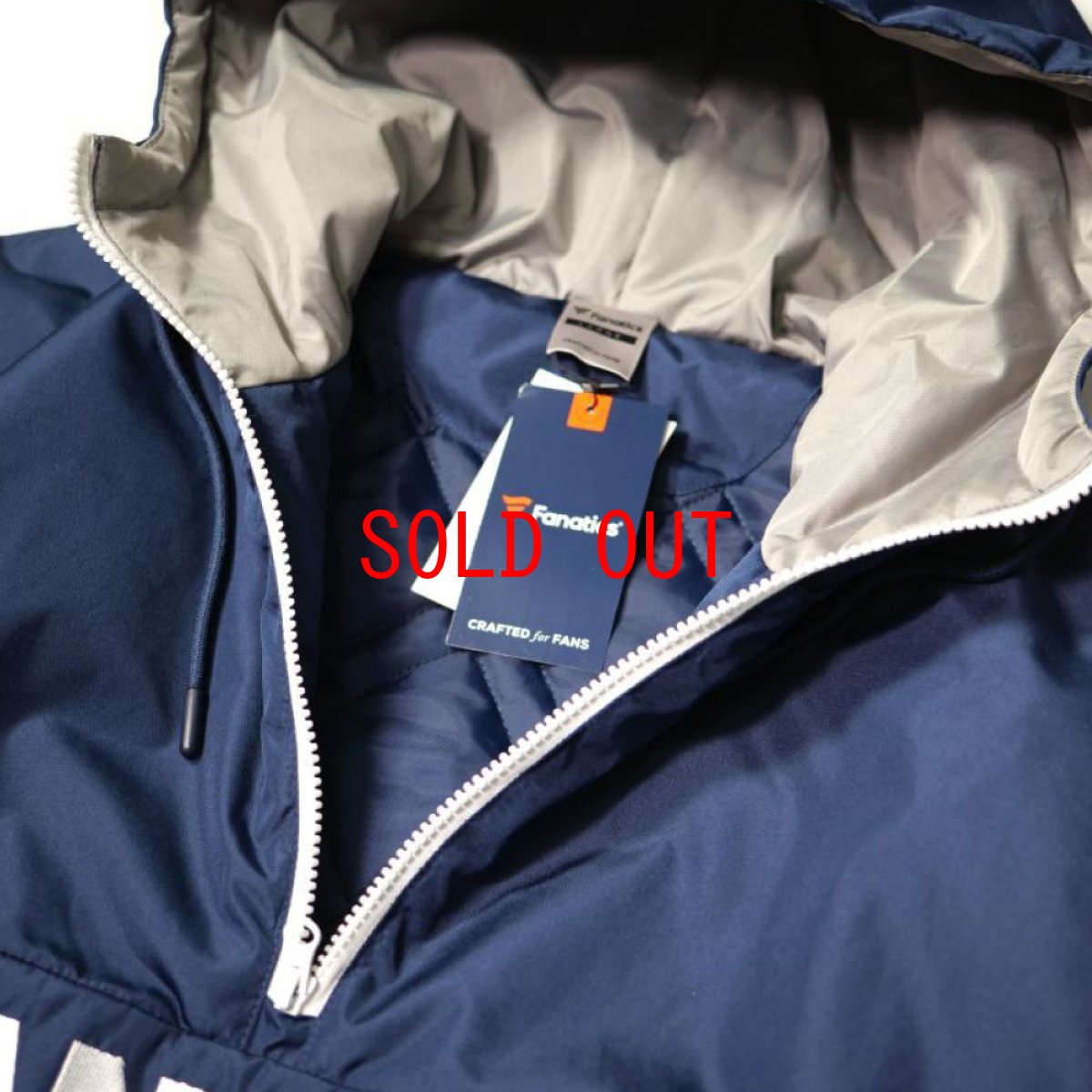 画像4: X New York Yankees Pullover Nylon Hooded Jacket ニューヨーク ヤンキース ハーフジップ ナイロン プルオーバー ジャケット MLB 公式 Official  (4)