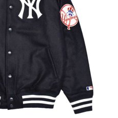 画像6: X New York Yankees Stadium Wool Jacket ニューヨーク ヤンキース スタジアム ジャケット MLB 公式 Official  (6)