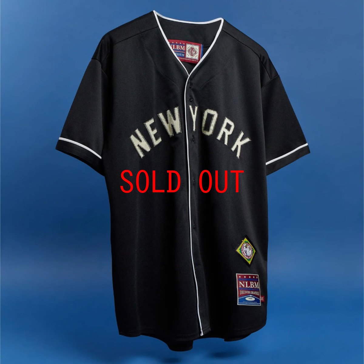 画像4: NLBM Newyork Black Yankees Baseball Shirt ニグロリーグ オフィシャル ニューヨーク ベースボール シャツ (4)