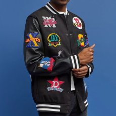 画像13: NLBM All Teams Multi Patched Varsity Jacket ニグロリーグ オフィシャル スタジアム ジャケット スタジャン (13)