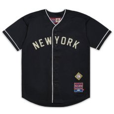 画像1: NLBM Newyork Black Yankees Baseball Shirt ニグロリーグ オフィシャル ニューヨーク ベースボール シャツ (1)