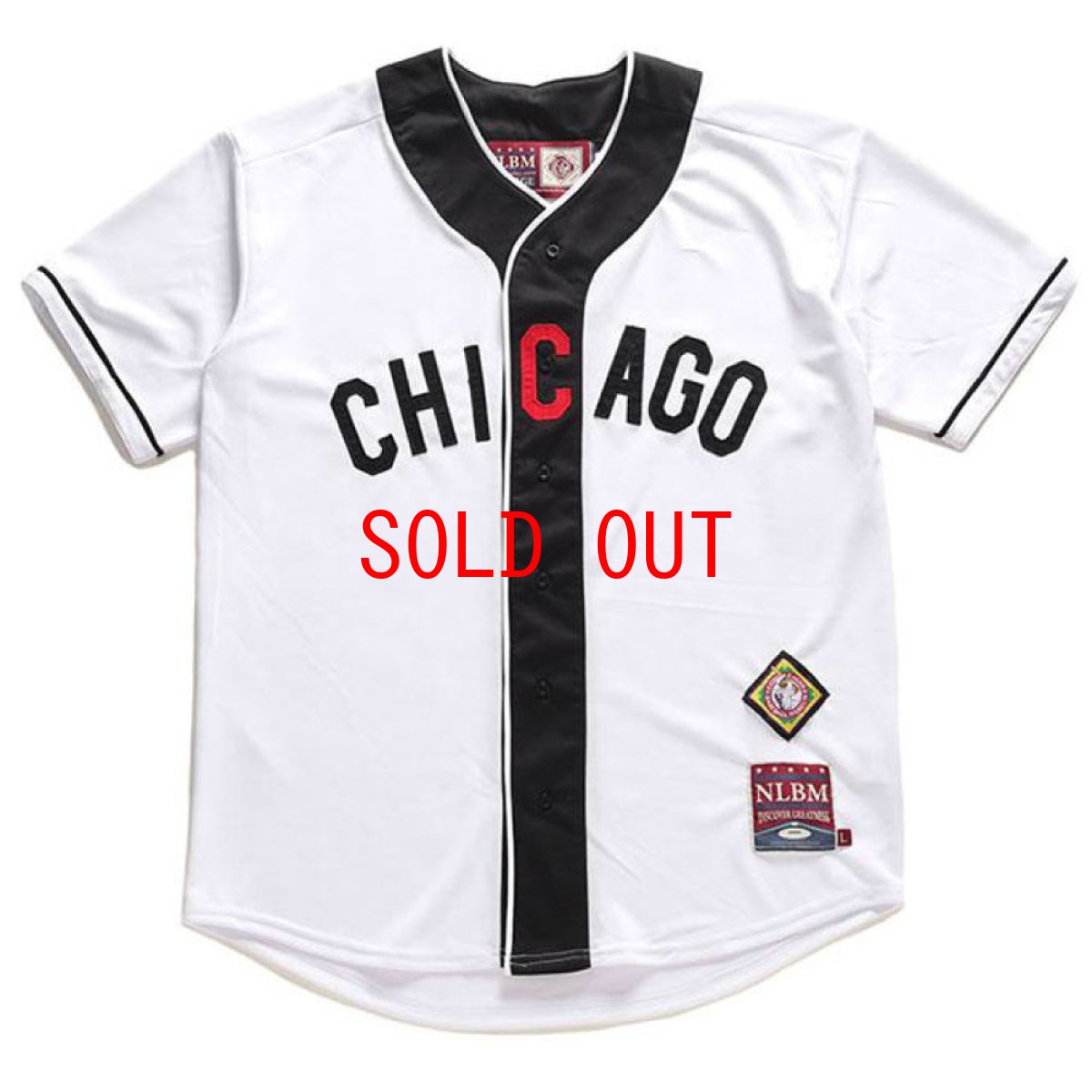 画像1: NLBM Chicago American Giants Baseball Shirt ニグロリーグ オフィシャル シカゴ ベースボール シャツ (1)