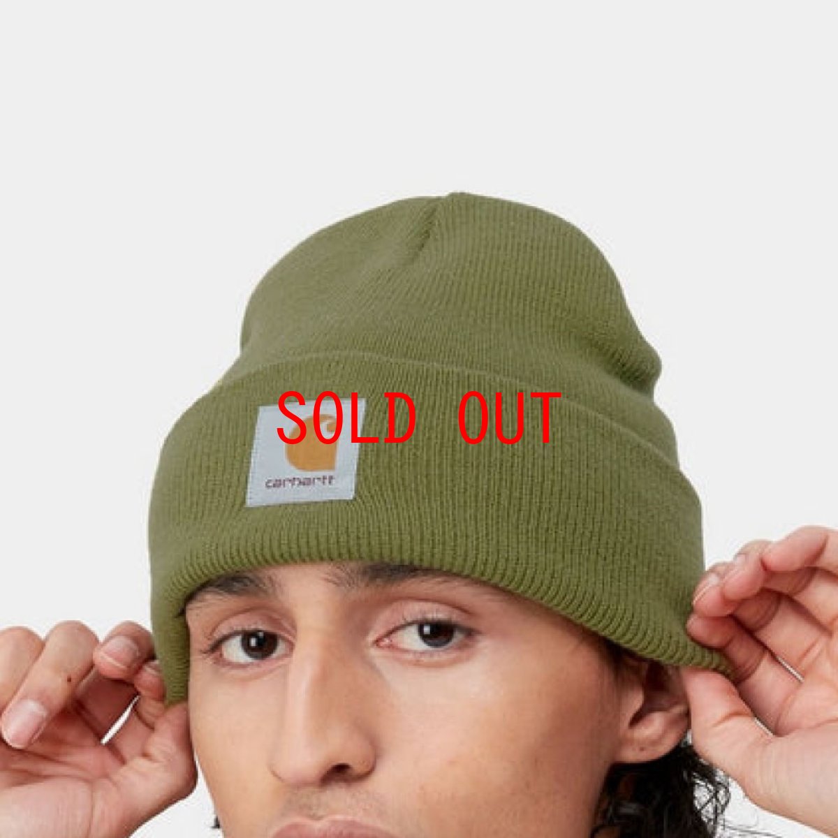 画像11: Short Watch Hat Beanie Logo Patch Knit Cap ショート ビーニー (11)