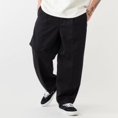 画像1: × Dickies ディッキーズ Slackies Pants BLK センタープレス スラックス パンツ (1)