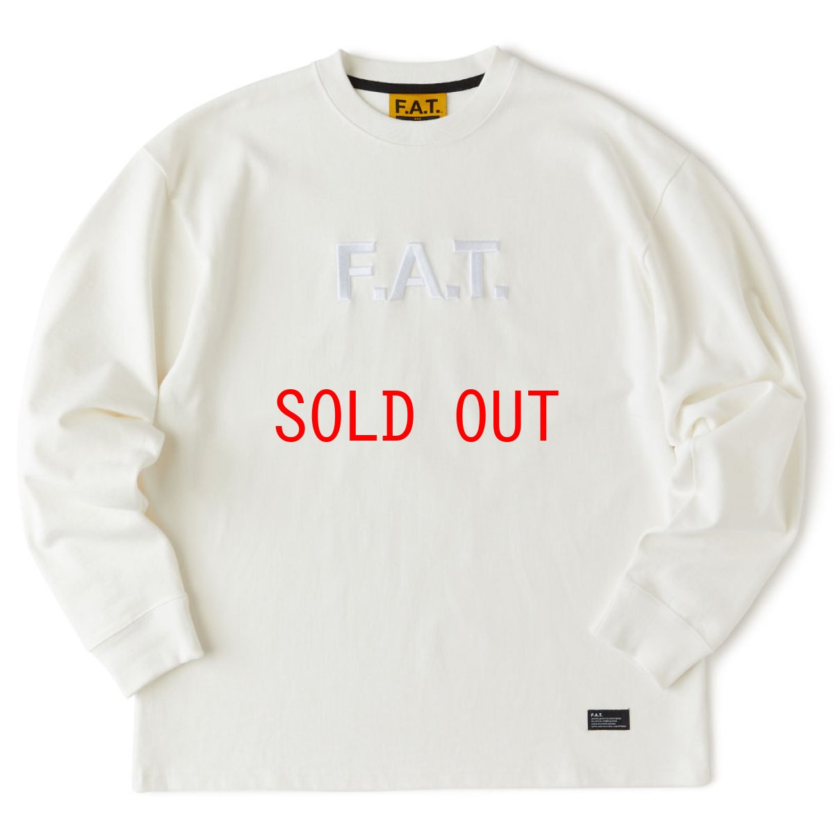 画像2: Logo L/S  E.M.B. Tee embroidery ロゴ 刺繍 ロング スリーブ カットソー 長袖 Tシャツ (2)