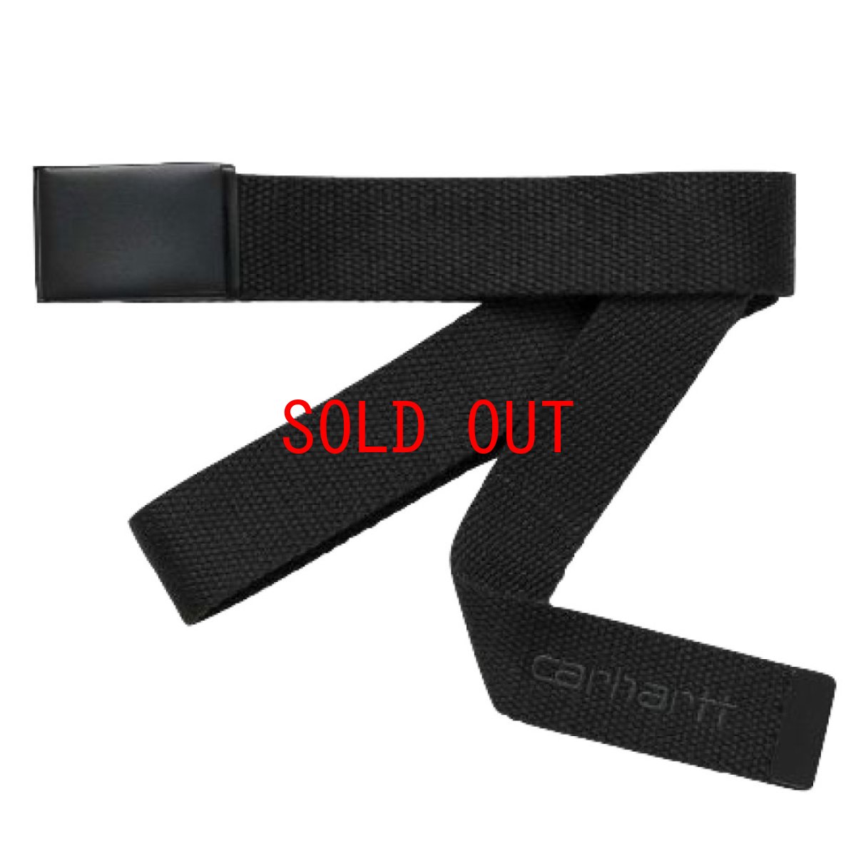 画像4: Script Logo embroidery Belt Tonal スクリプト ロゴ 刺繍 ガチャベル ベルト (4)