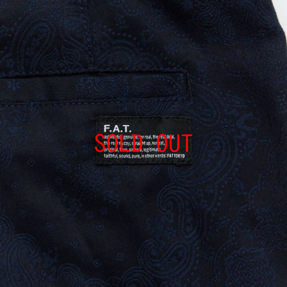 画像6: Jaqacks Paisley Easy Pants ペイズリー イージー パンツ (6)