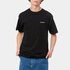 画像1: Script S/S Tee ワンポイント ロゴ 半袖 Tシャツ (1)