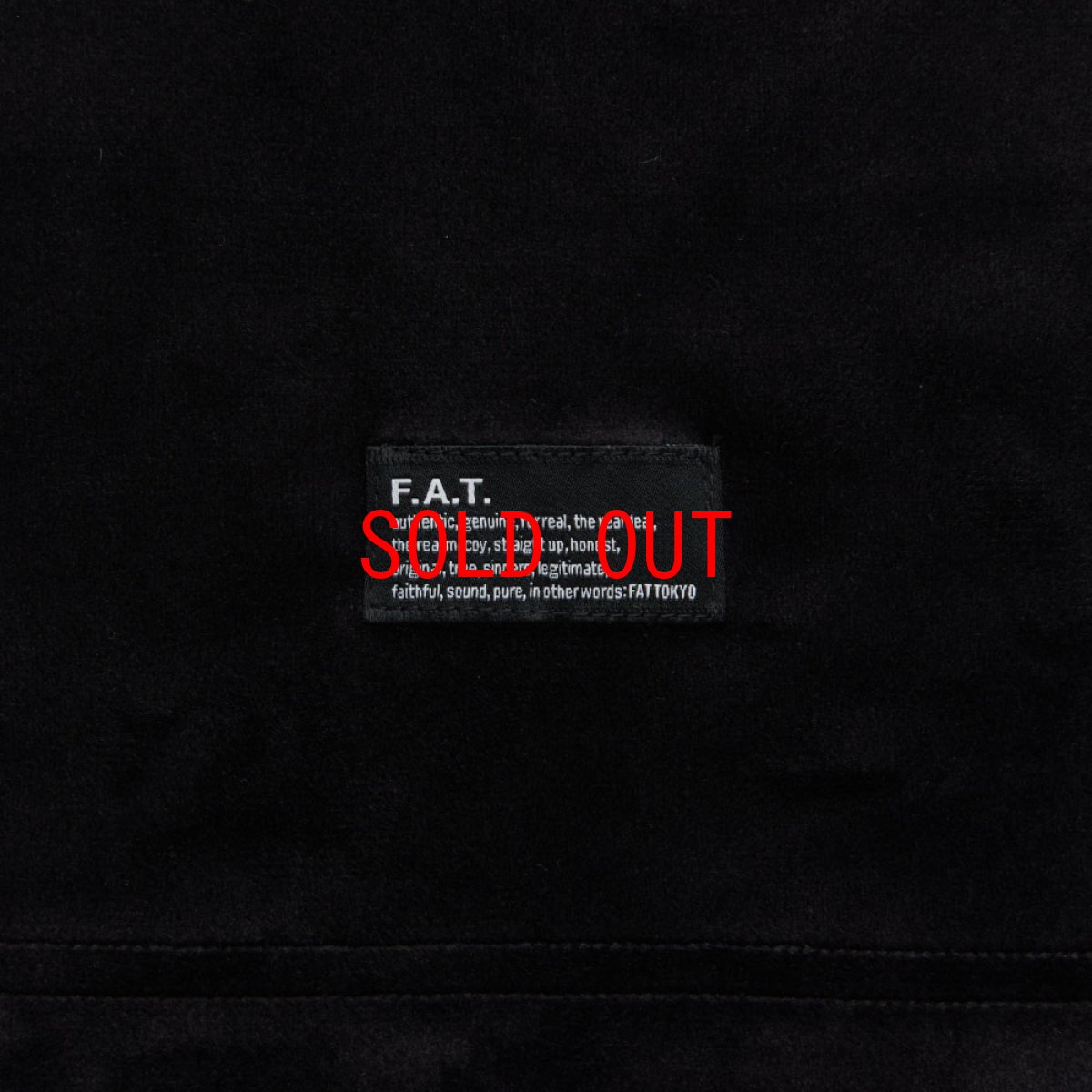 画像7: Velayer Velor Cut&Saw BK ベロア カットソー レイヤード  (7)