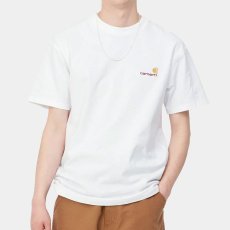 画像7: American Script S/S Tee ワンポイント ロゴ 半袖 Tシャツ White ホワイト (7)