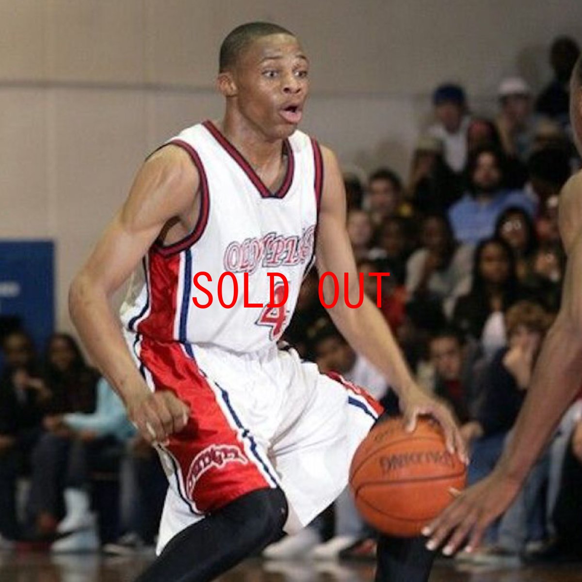 画像6: Russel Westbrook Olympians Basketball Mesh Game Jersey ラッセル ウェストブルック メッシュ ジャージ ゲーム シャツ 復刻 (6)