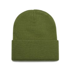 画像6: Short Watch Hat Beanie Logo Patch Knit Cap ショート ビーニー (6)