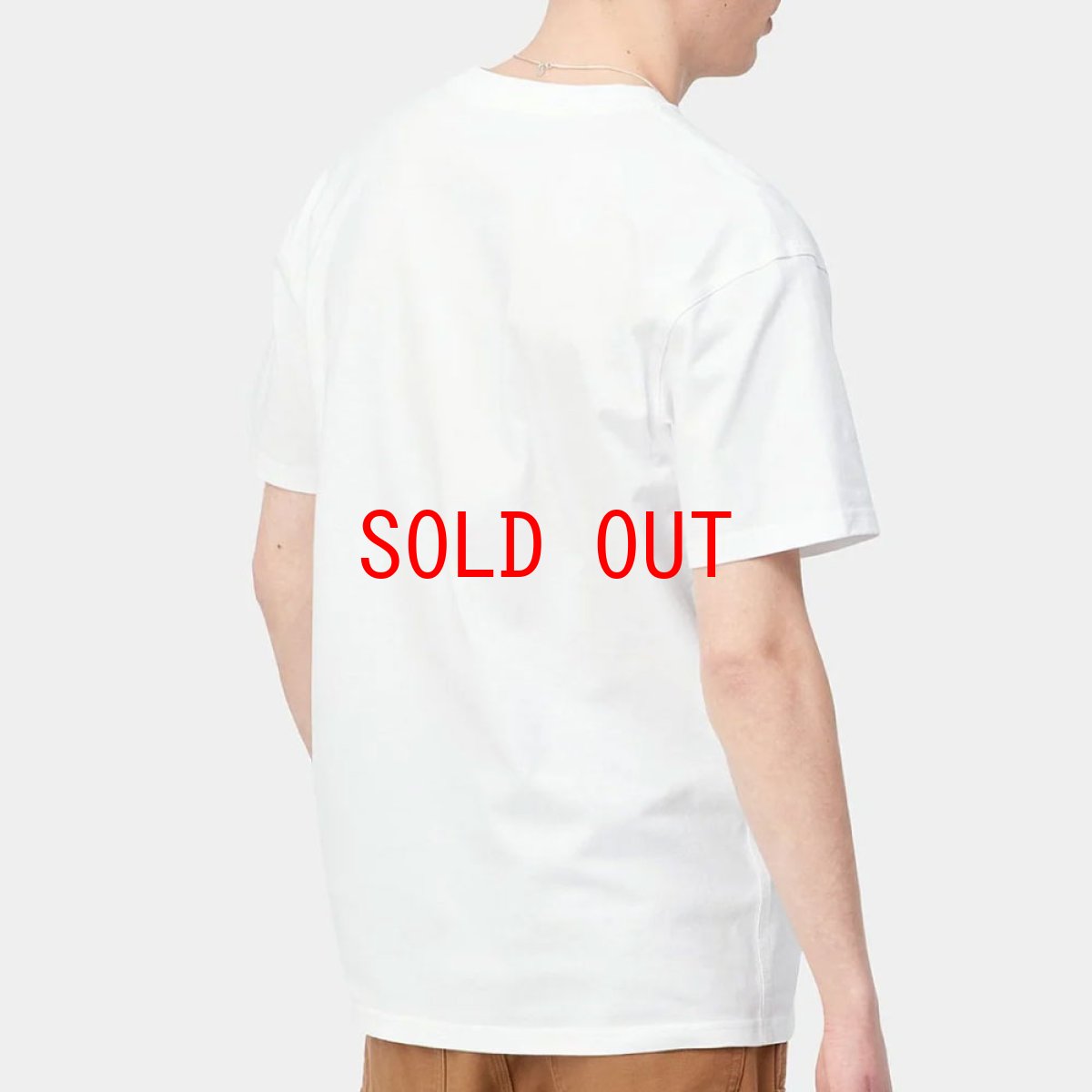 画像6: American Script S/S Tee ワンポイント ロゴ 半袖 Tシャツ White ホワイト (6)