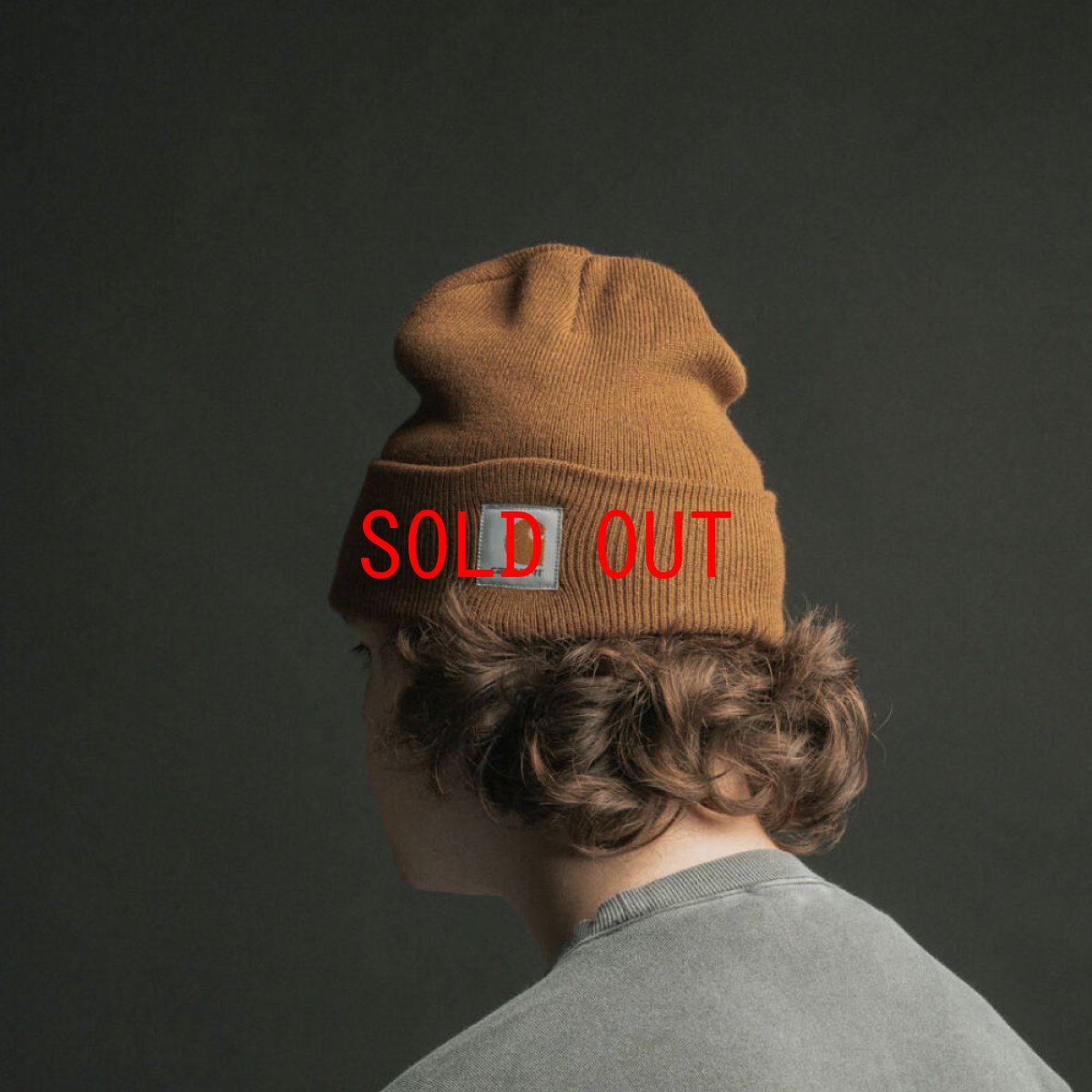 画像12: Short Watch Hat Beanie Logo Patch Knit Cap ショート ビーニー (12)