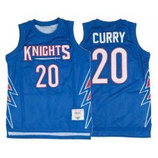 画像1: Stephen Curry Knights Basketball Mesh Game Jersey ステフィン カリー カレッジ メッシュ ジャージ ゲーム シャツ 復刻 (1)