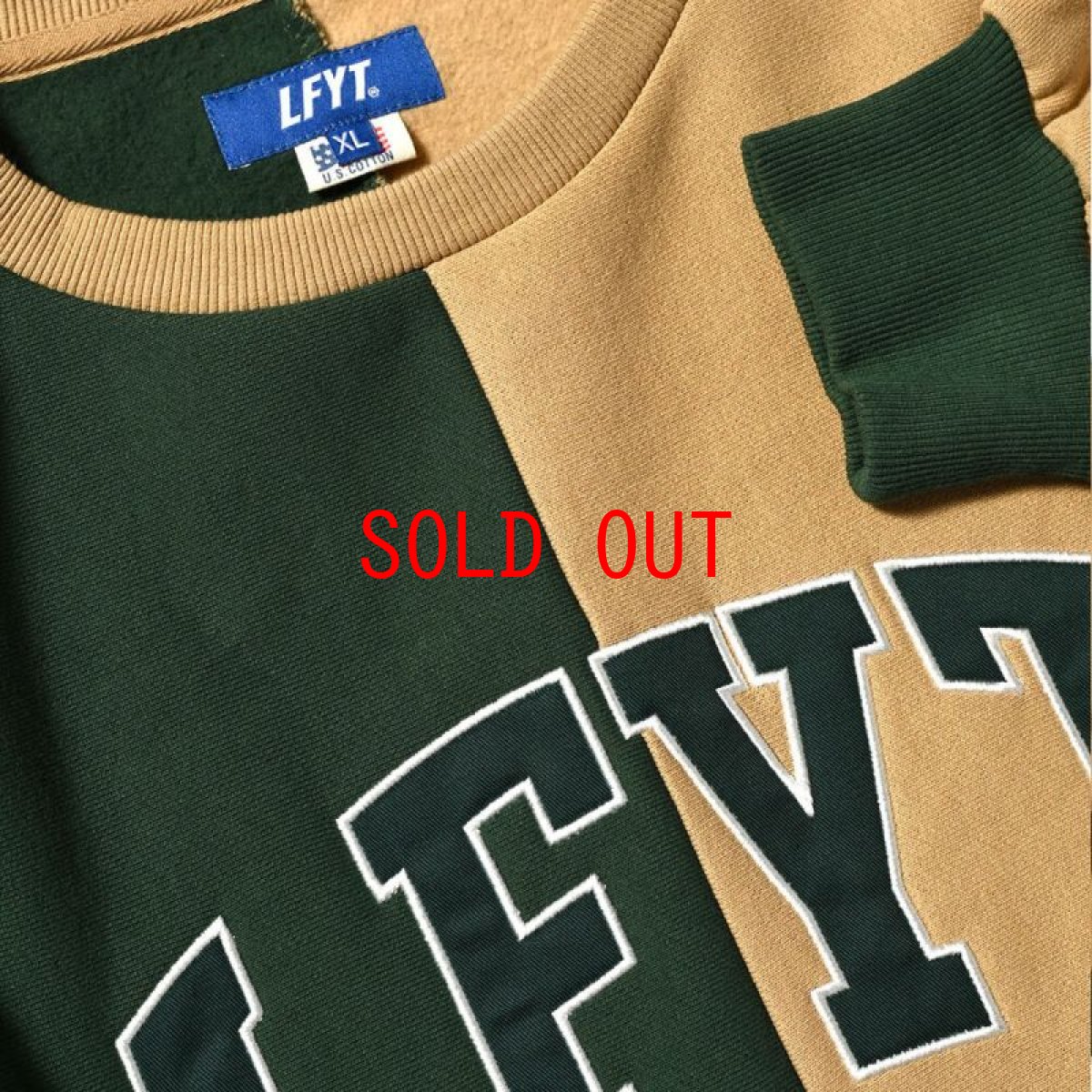 画像3: 2 Tone Arch Logo US Cotton Crewneck Sweat Shirt クルーネック スウェット (3)