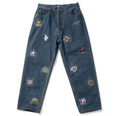 画像4: All Over Emblem Denim Pants Baggie Fit バギー フィット デニム パンツ (4)