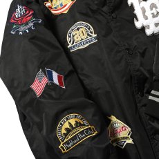 画像8: All Over Emblem Satin Varsity Jacket エンブレム サテン スタジャン スタジアム ジャケット (8)